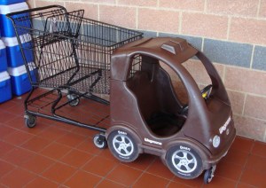 cart Oversized grocery shopping cart