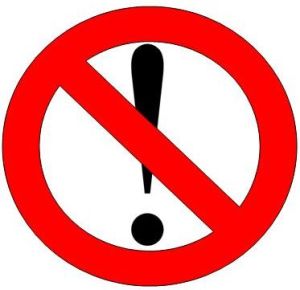 exclamation_mark No exclamation mark