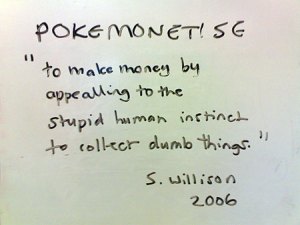 a neologism: pokemonetisation